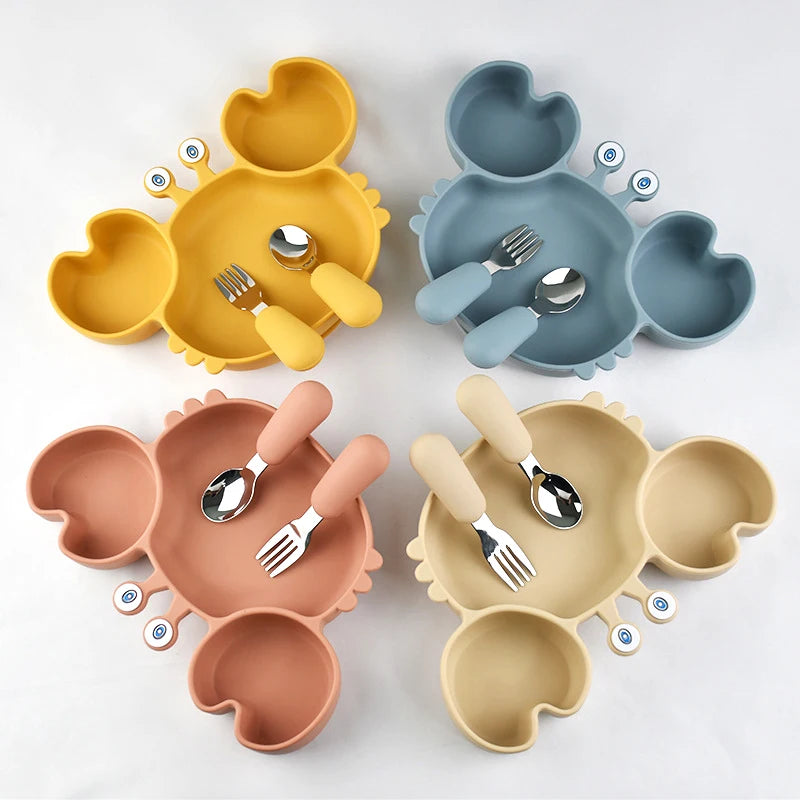 Vaiselle silicone craby