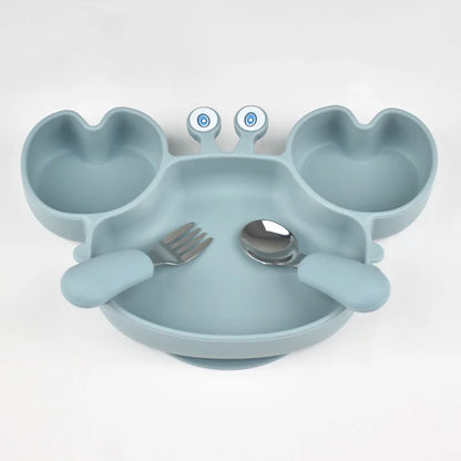 Craby silicone tableware