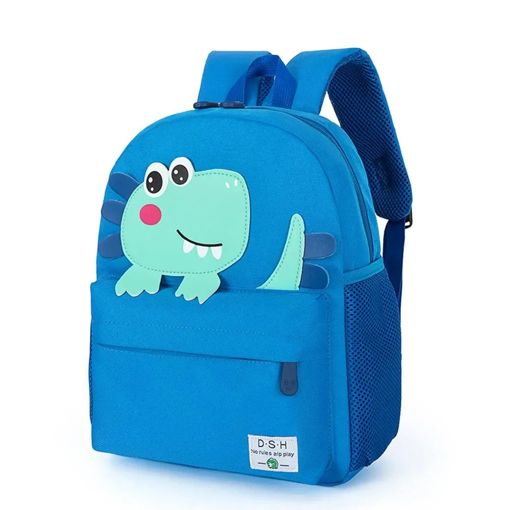 Cartoon dino schoolbag