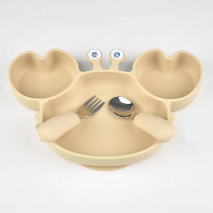 Craby silicone tableware