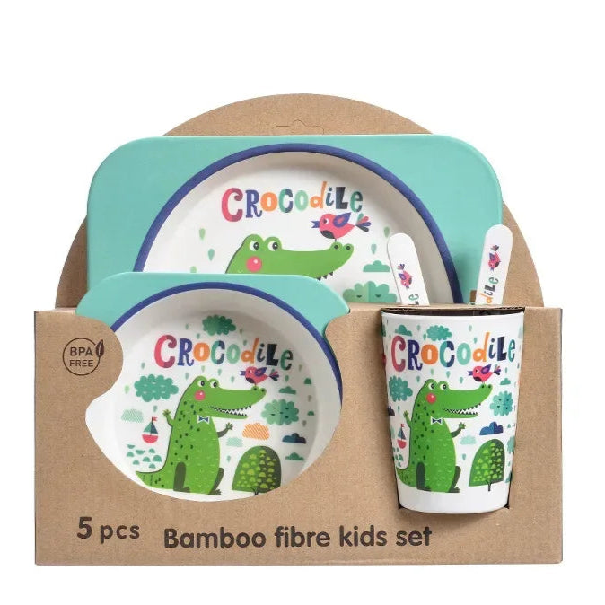 Bamboo Fiber Children's Tableware Set