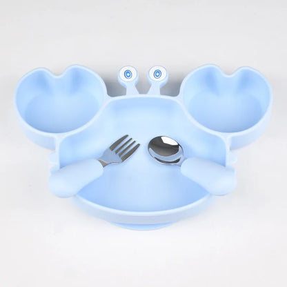 Craby silicone tableware