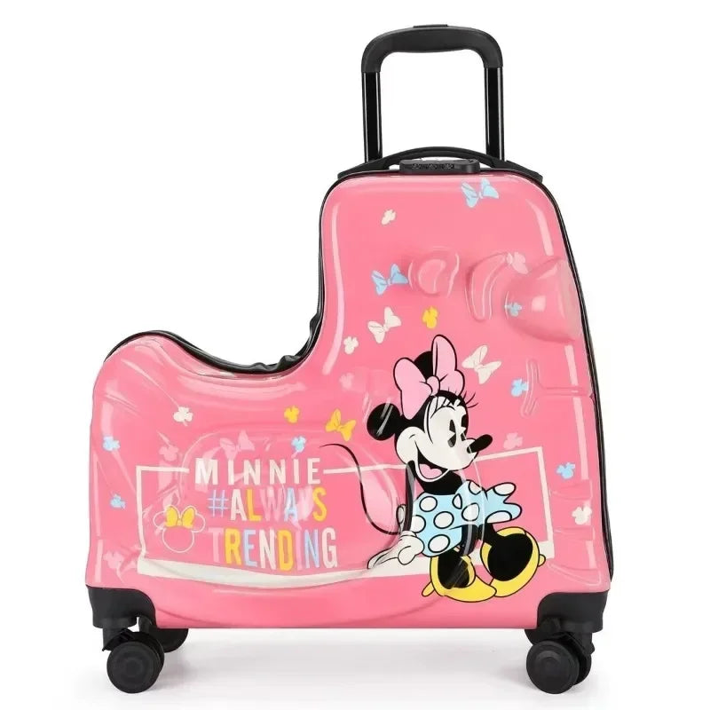 Valise à roulettes enfants Mickey Minnie