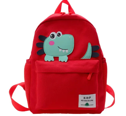 Cartoon dino schoolbag